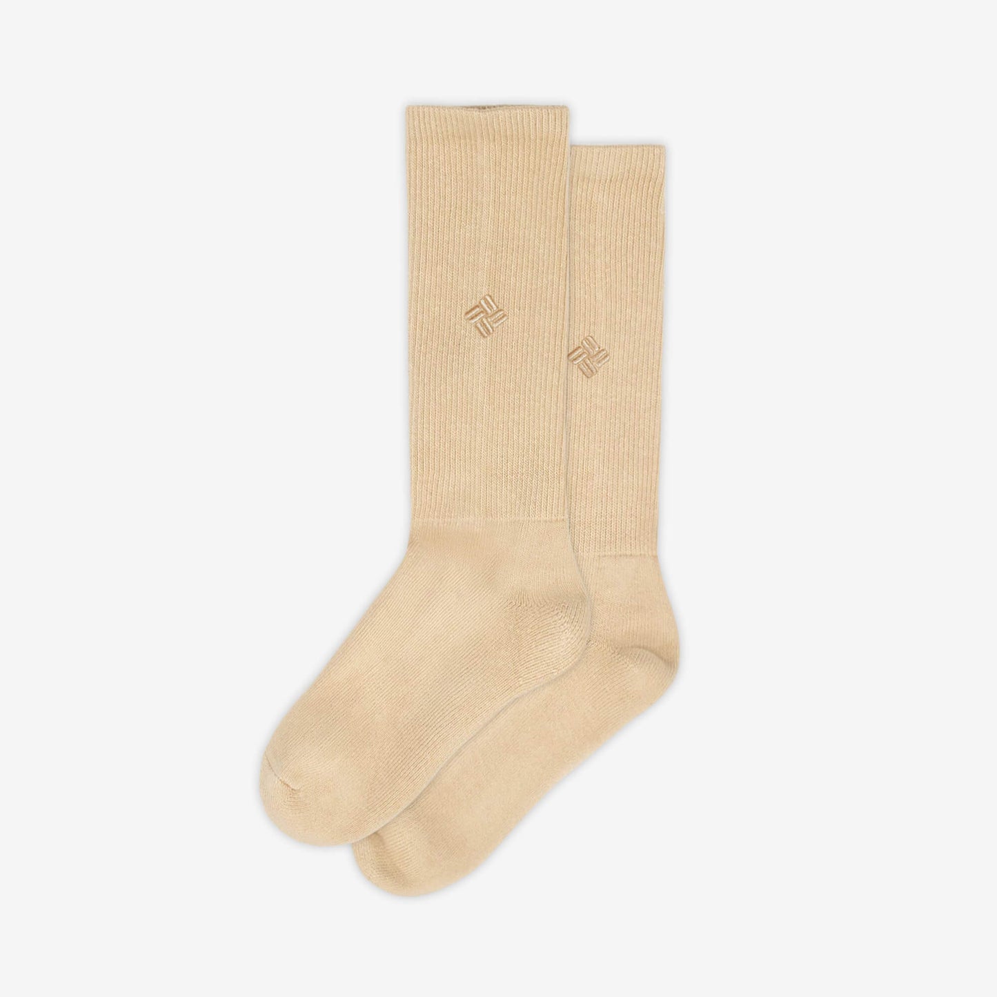 Kazari Socks in Tan | AKASHI-KAMA Streetwear Made in USA