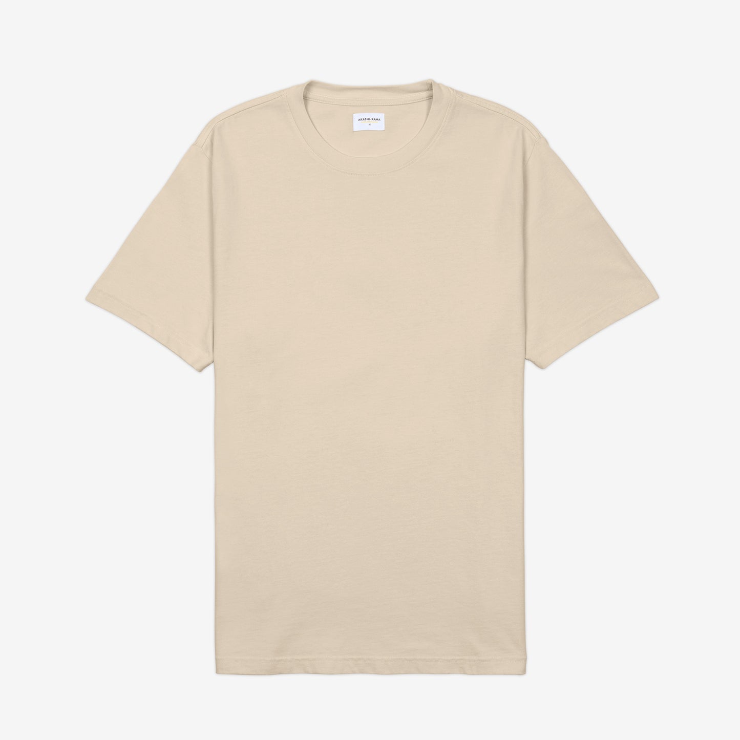 AKASHI-KAMA Uniform Tee in Enoki | Streetwear Garment Dye Tonal Shirt Made in USA