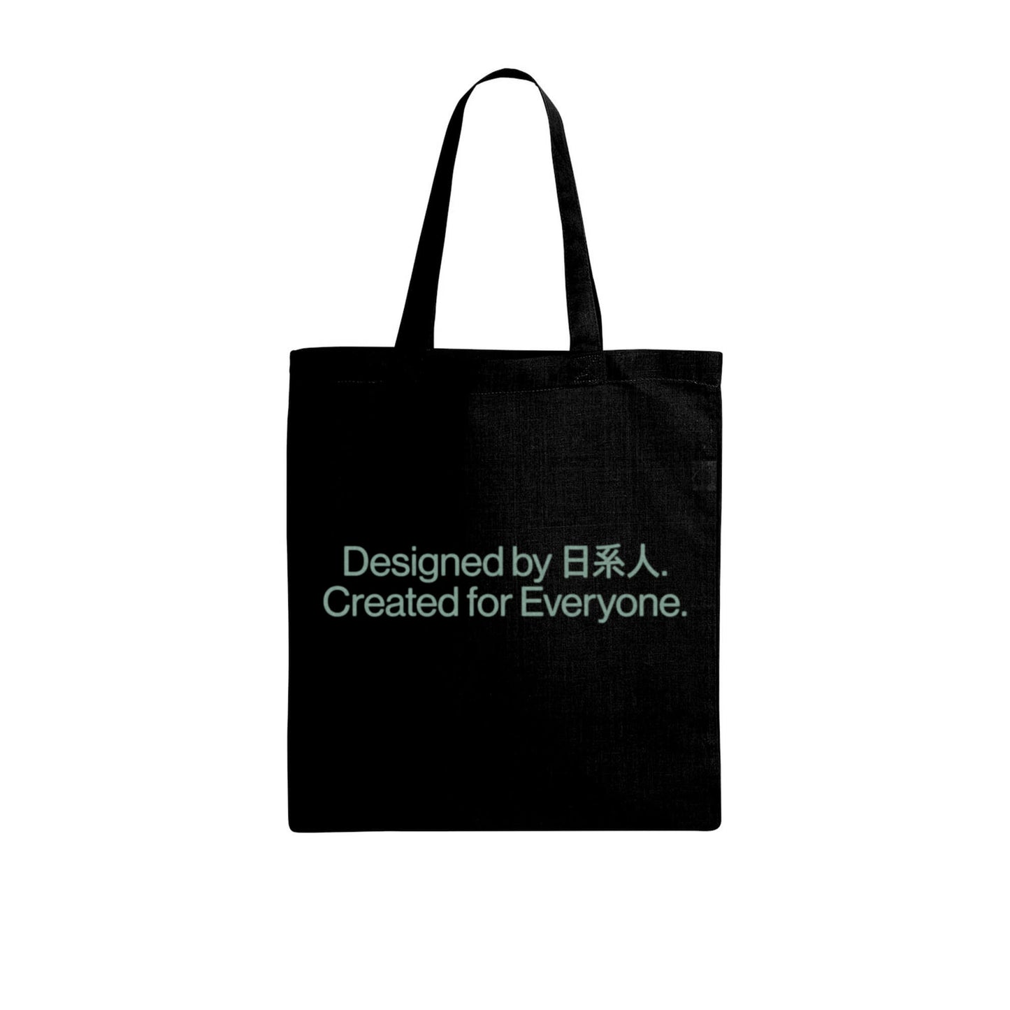 Black AKASHI-KAMA Canvas Tote Bag