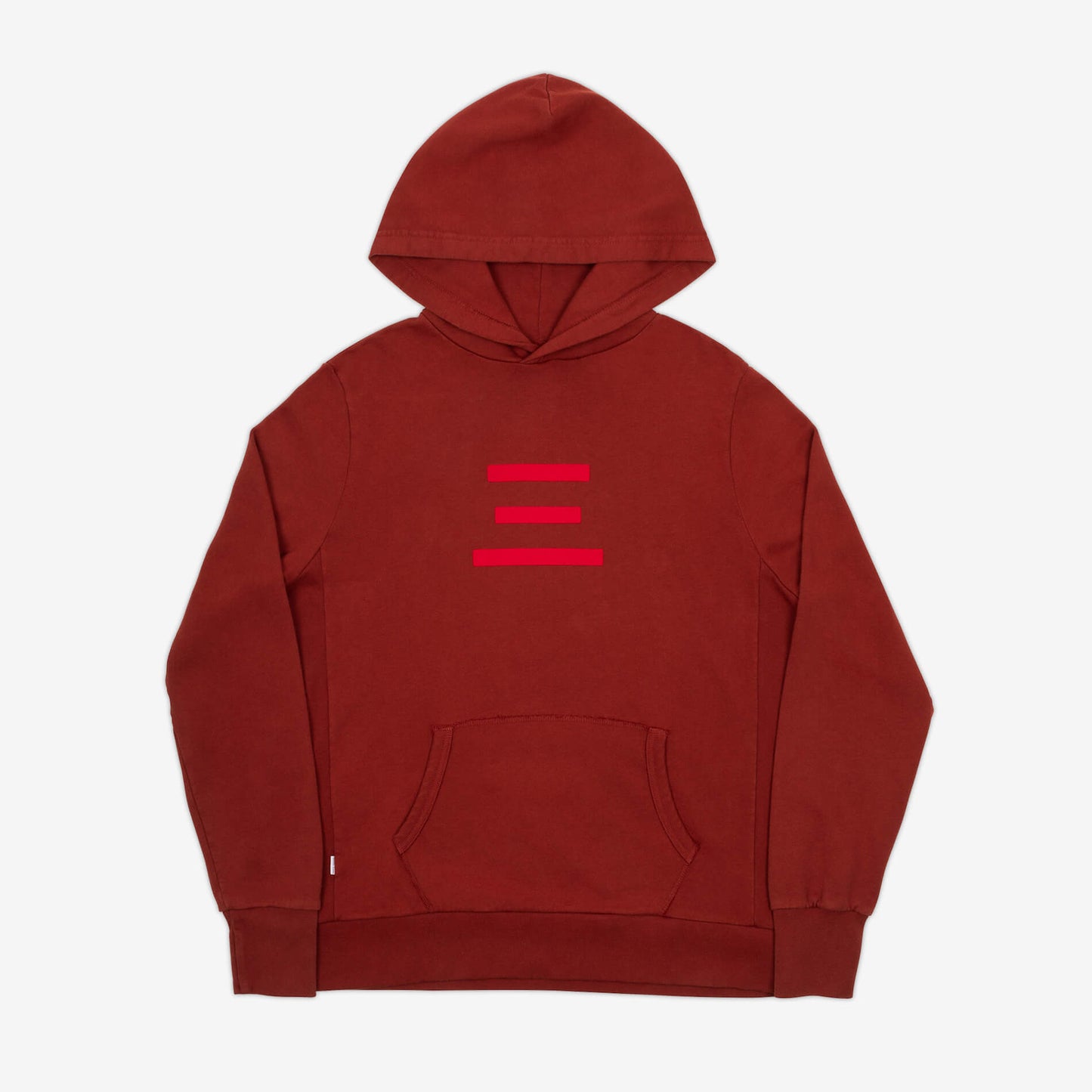 SAN Flock AKASHI-KAMA Hoodie in Ember | Streetwear Garment Dye Sweatshirt Made in USA