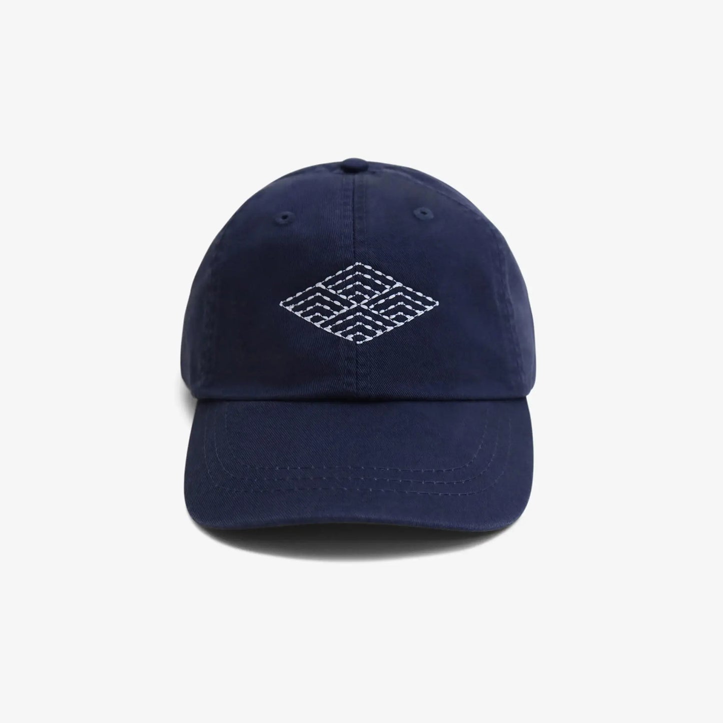 Sashiko Indigo Hat Black Japanese Design Cap