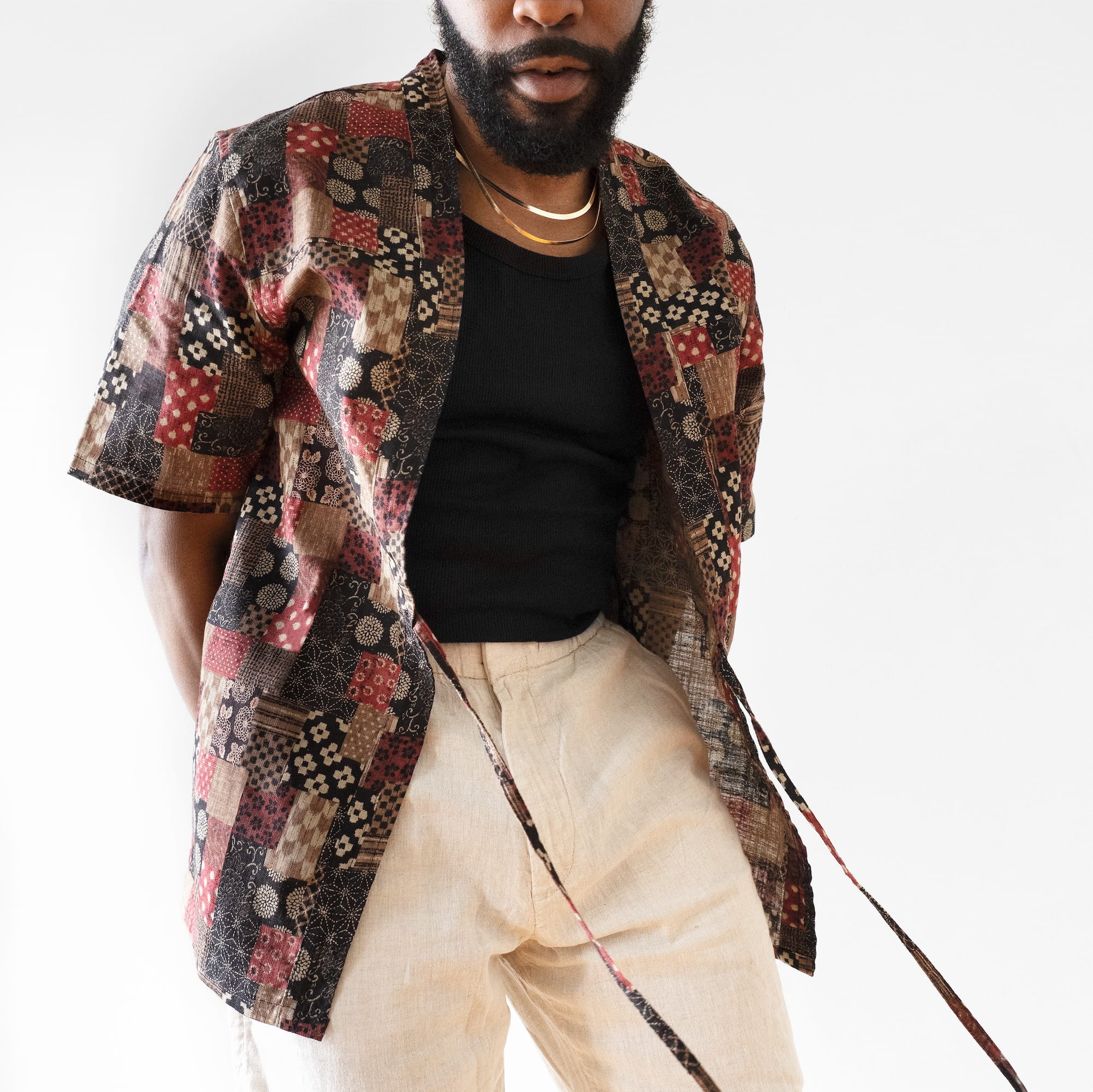Modern Haori Jacket Outfit | AKASHI KAMA