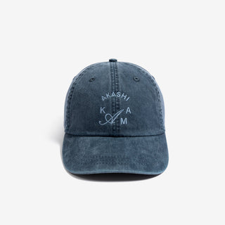 Denim Crest Hat Japanese Streetwear AKASHI-KAMA
