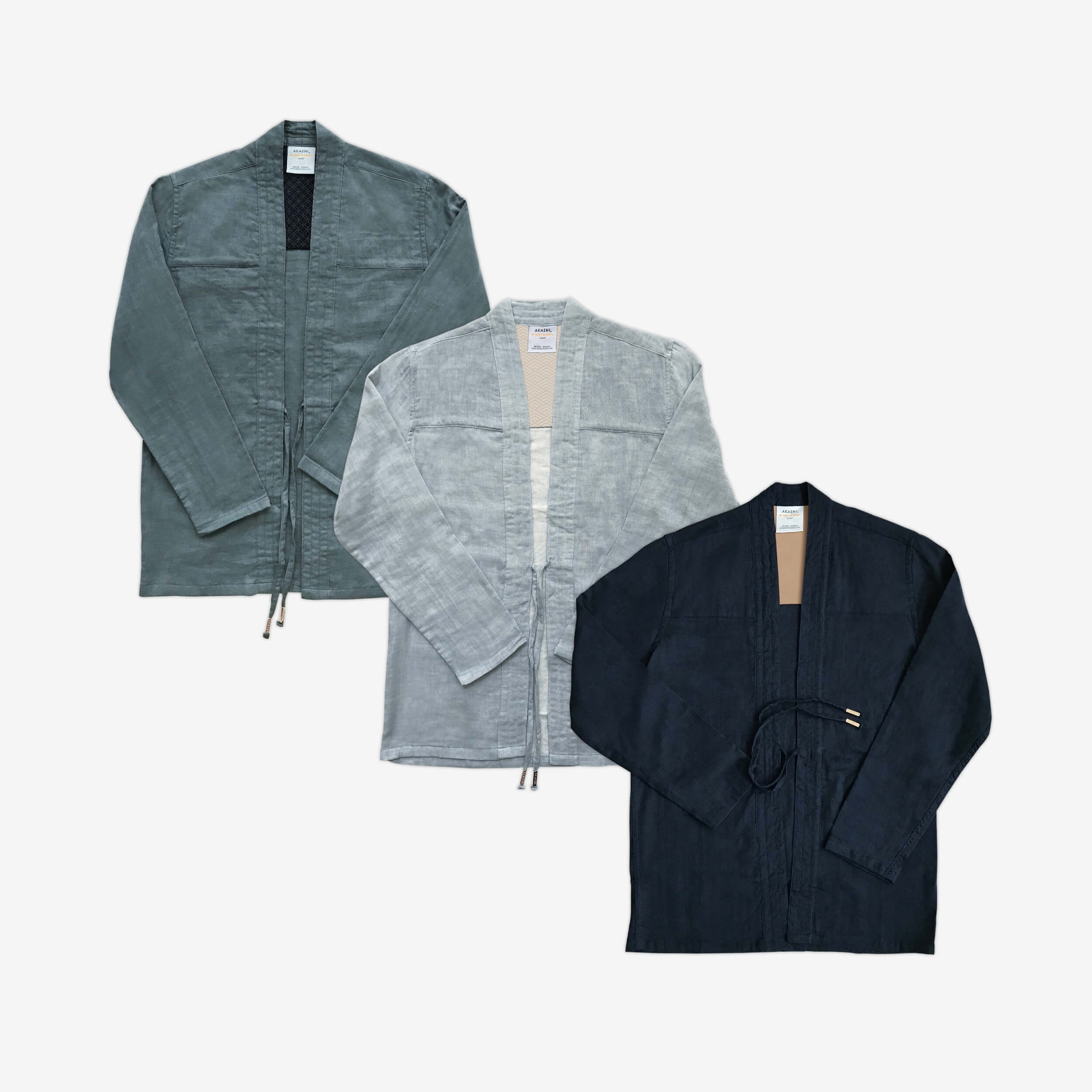 Noragi Jacket - Japanese Chambray — AKASHI-KAMA