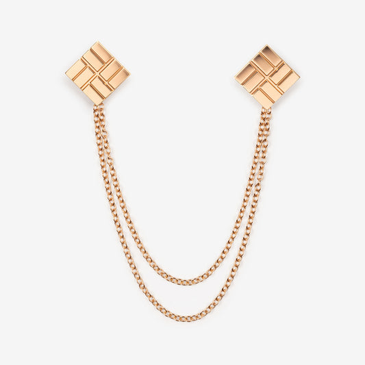 Japanese Himo Brooch Pin Chain