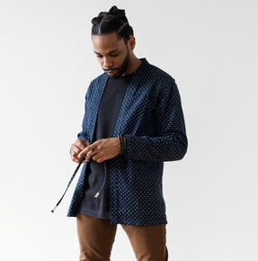 Japanese Pattern Yama Noragi Jacket Style | Akashi Kama Kimono Mens Streetwear