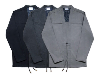 Technical Noragi Jackets AKASHI-KAMA Japanese Techwear Kimono Shirt Style Streetwear
