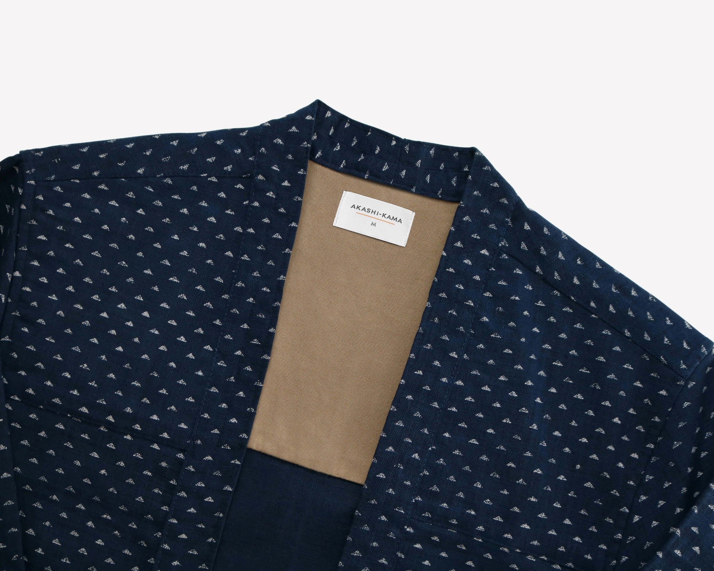 AKASHI KAMA Yama Noragi Jacket | Kimono Style Japanese Streetwear Shirt