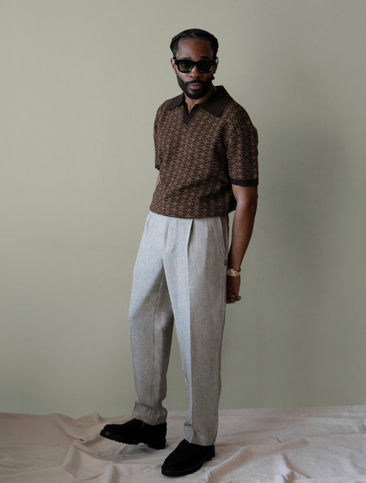japanese knit dress shirt Polos & Shirts Timeless Looks by White Mark 2026-07-02