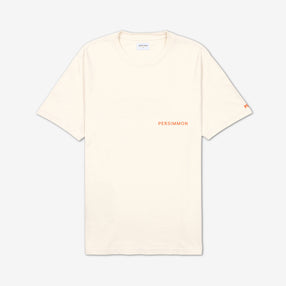 AKASHI-KAMA Persimmon Tee in Cream