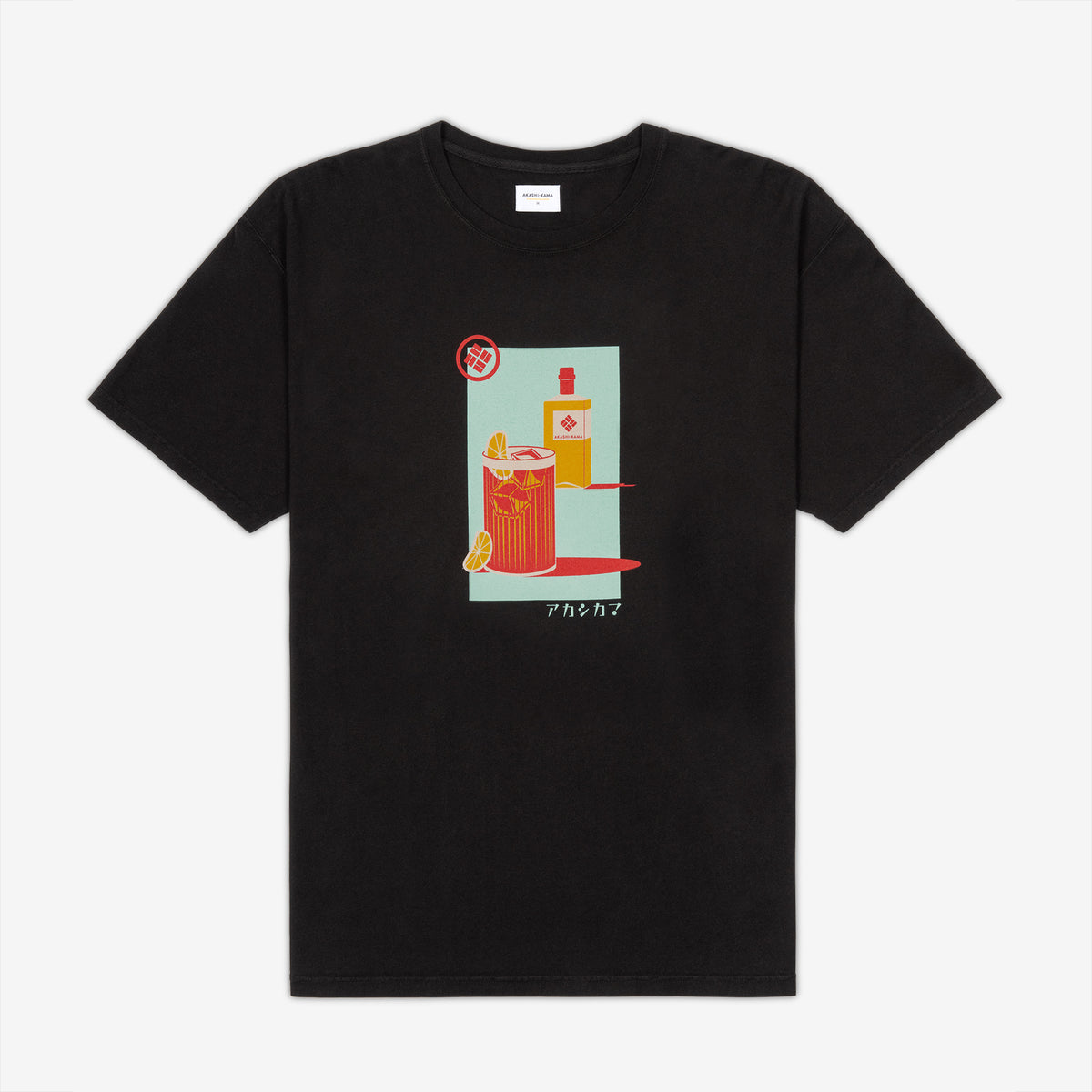 Highball ハイボール Oversize Tee - Black