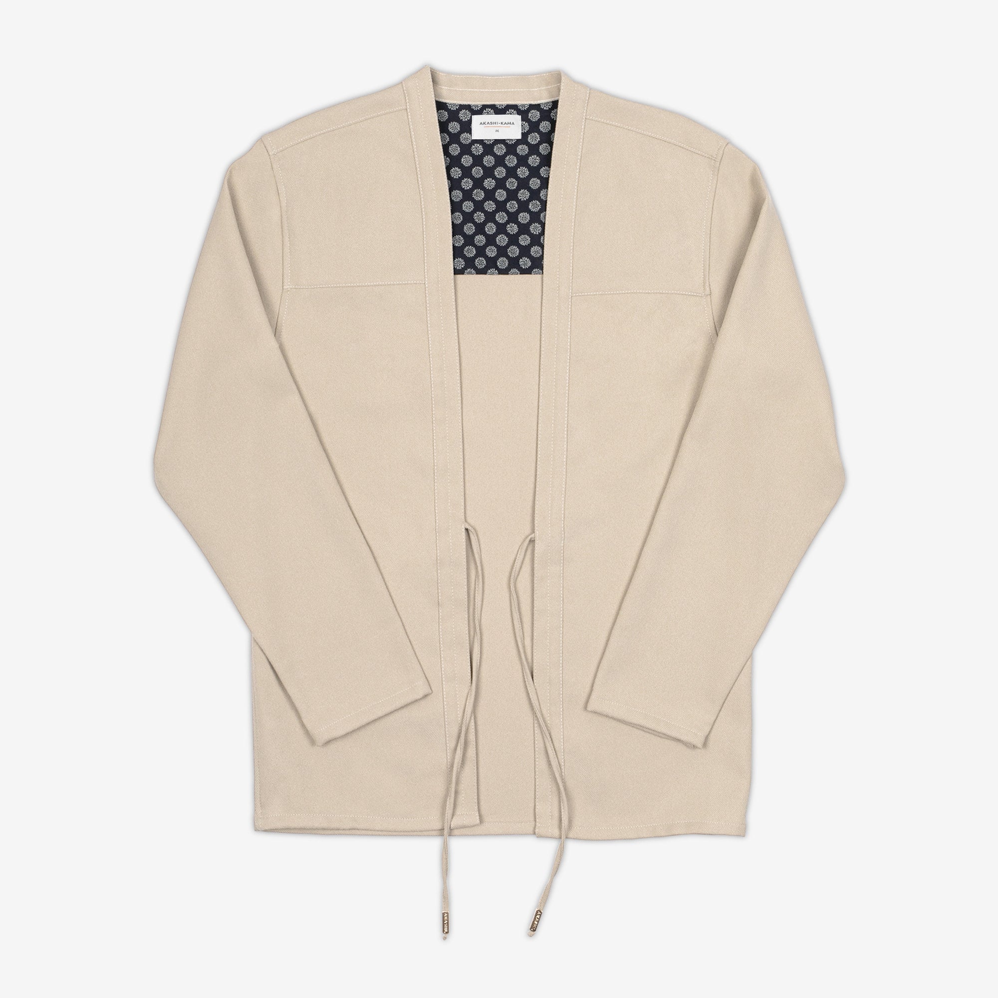 AKASHI-KAMA Enoki Noragi Jacket | Japanese Streetwear Kimono Shirt