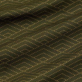 Army Green Japanese Wave Pattern | AKASHI-KAMA