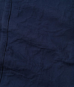 Indigo Hyōgo Weave | AKASHI-KAMA Kimono Shirt Noragi Jacket Style 