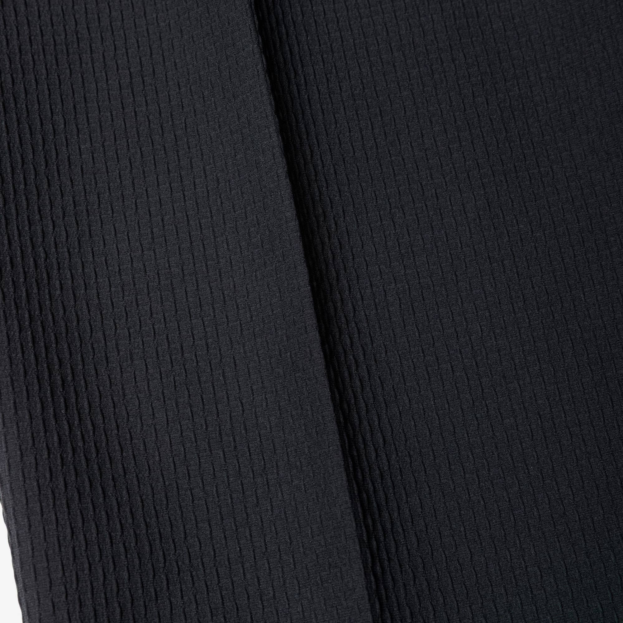 AKASHI KAMA Sashiori Black Japanese Pleated Pants  