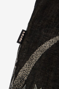 AKASHI KAMA Flag tag detail Pleated Trousers Pants