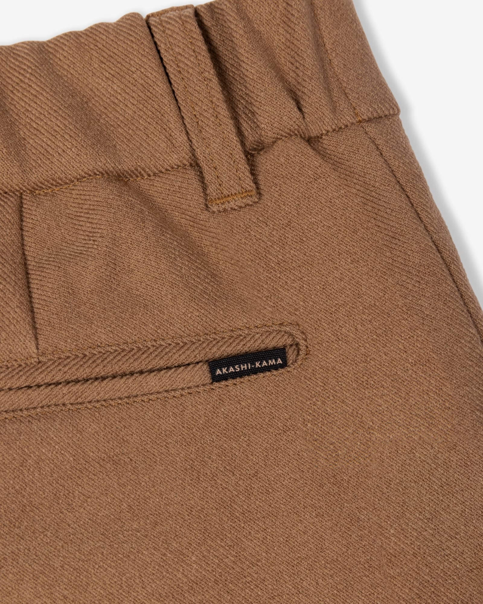 AKASHI KAMA Pleated Trousers Japanese fabric Pant