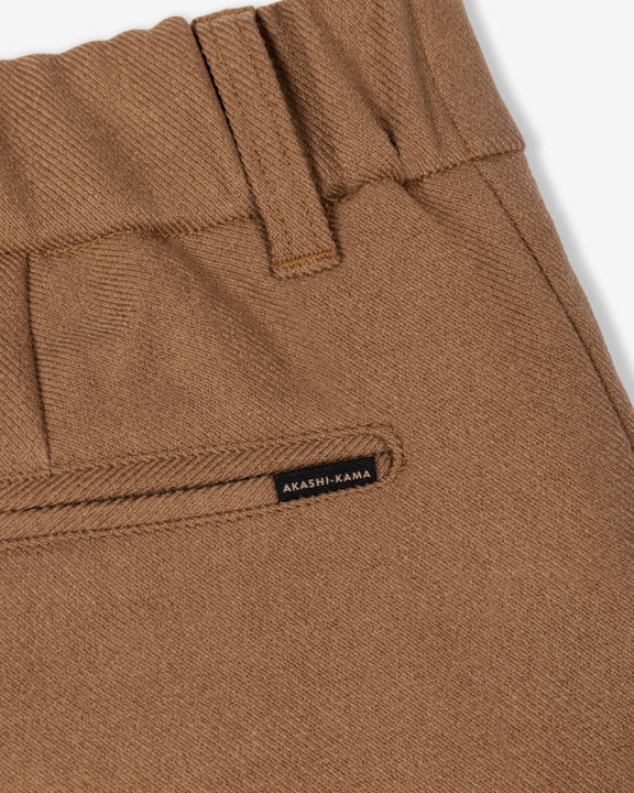 AKASHI KAMA Pleated Trousers Japanese fabric Pant