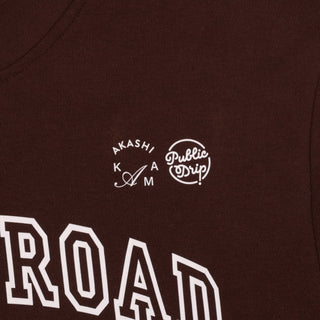 Public Drip Golf Abroad Shirt - Coffee | Akashi-Kama collaboration Japanese streetwear style 