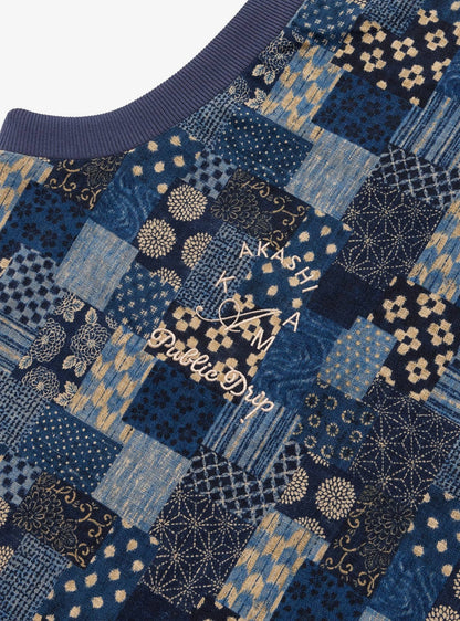 AKASHI-KAMA x Public Drip | patchwork print golf vest embroidered collaboration back logos