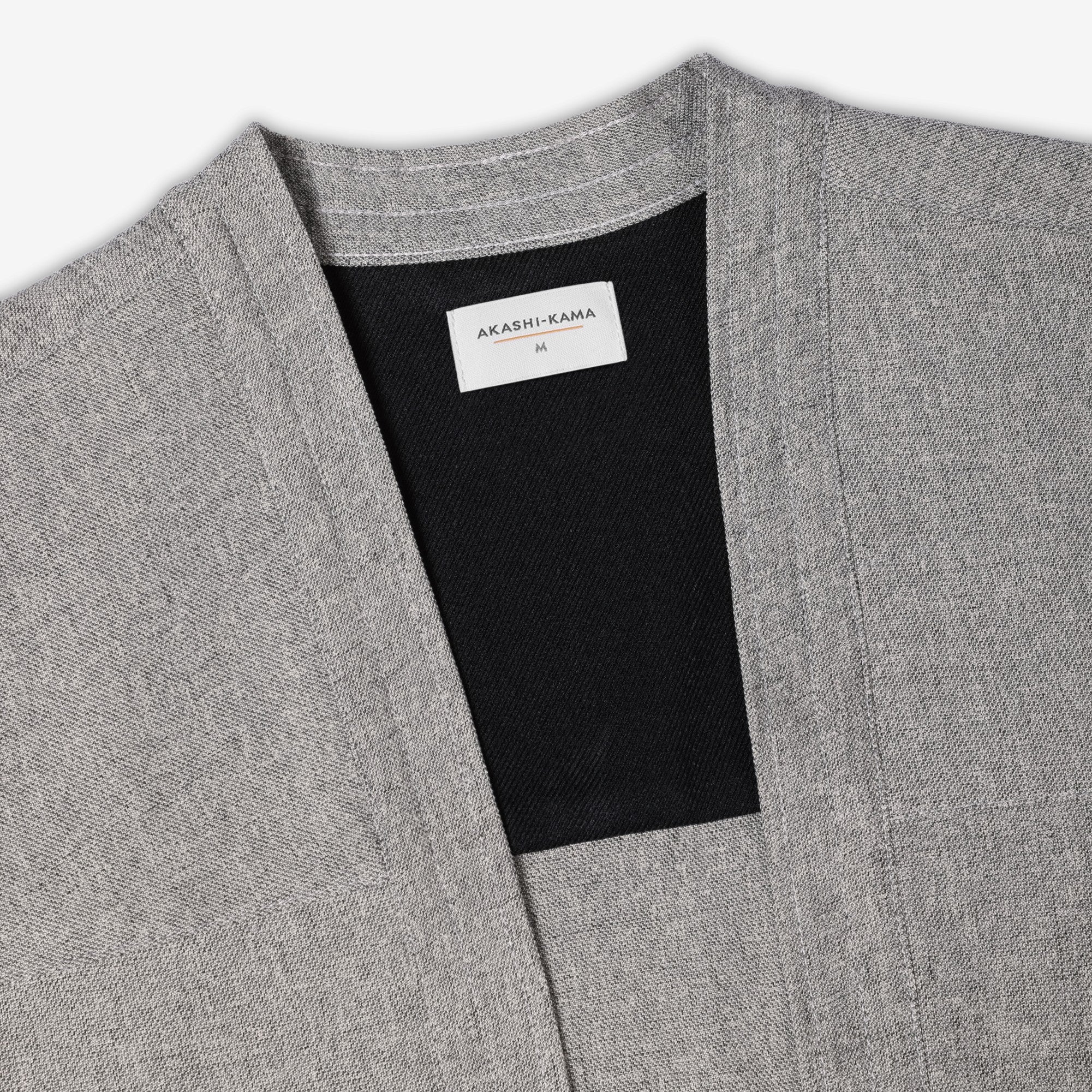 Noragi Suit Jacket in Smoke Japanese Streetwear | AKASHI KAMA