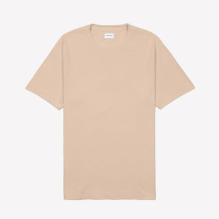 Mens Japanese Streetwear Uniform Tee in Oat