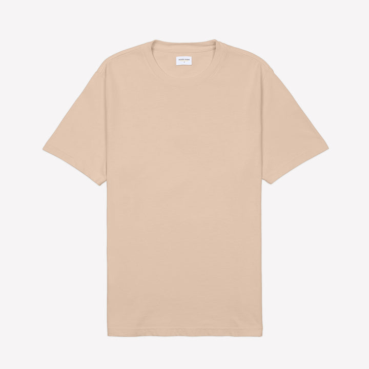 Mens Japanese Streetwear Uniform Tee in Oat