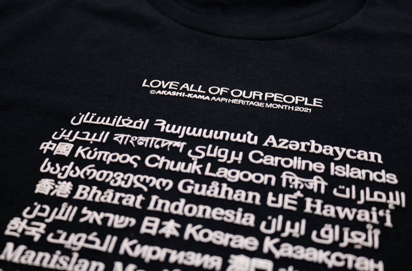 AAPI Heritage Month Tee - Black