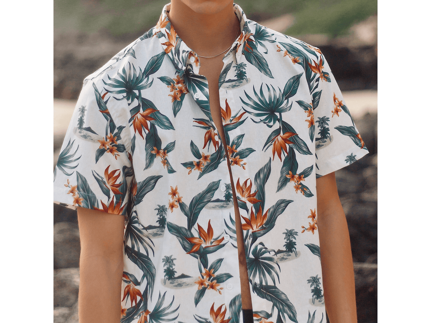 Aloha Shirt - Kahuku White