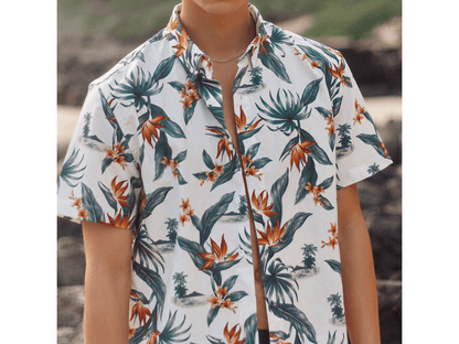 Aloha Shirt - Kahuku White