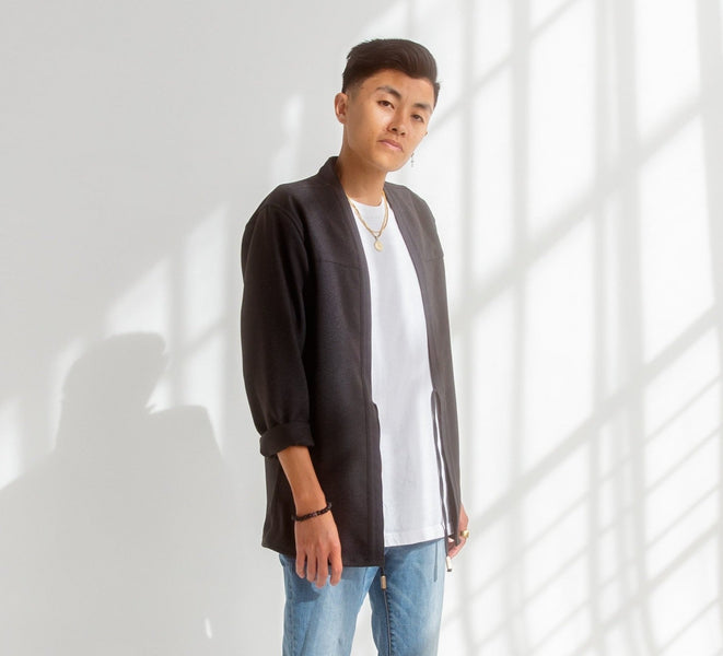 Men Kimono Jacket | Eiyo Kimono, L