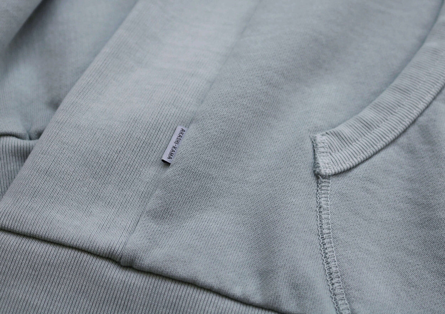 oakland akashi-kama osaka japanese streetwear grey hoodie midweight garment dye made in usa