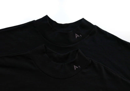 Kama L/S Mock Neck - Black