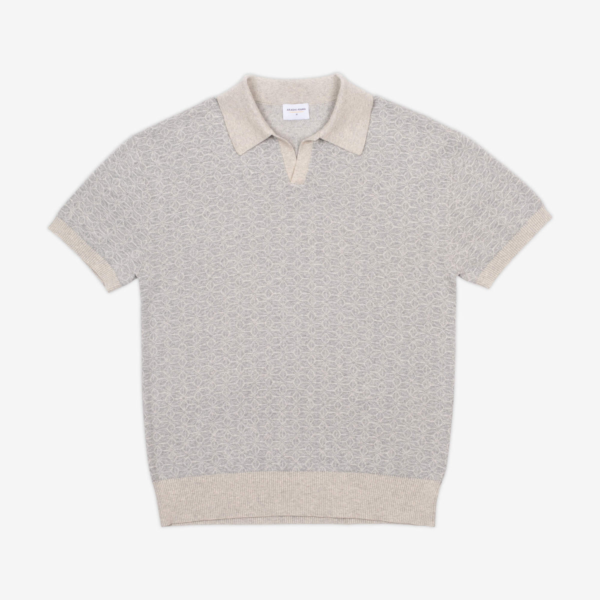 Ojii Knit Polo Asanoha