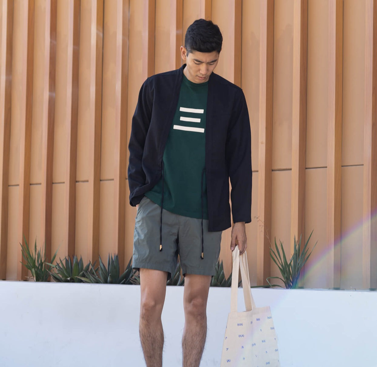San Flock Tee - Forest