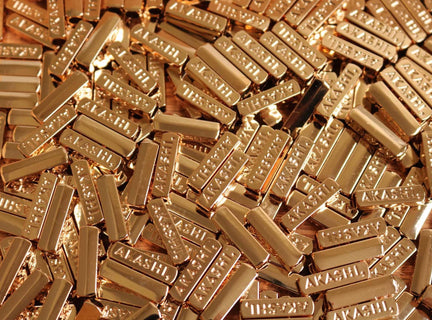 Gold Stamped Aglet Ends