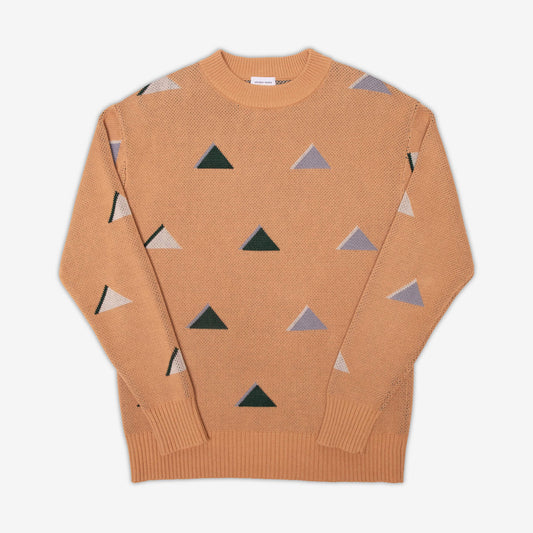 Japanese Pattern Sweater AKASHI-KAMA Yama Knitwear